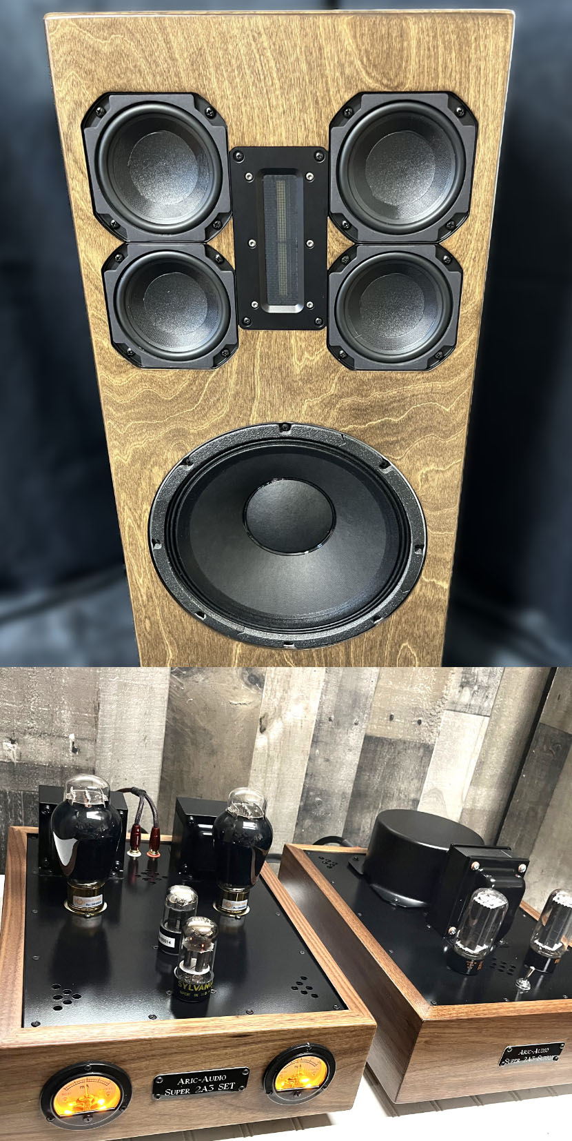 AricAudio Super 2A3 SET Amplifier & Spectre 12 Loudspeakers by